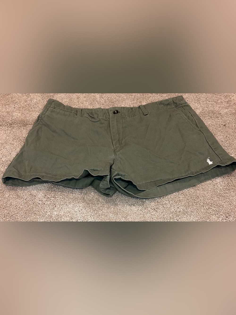Ralph Lauren Sport Women’s Classic Olive Green Casual Shorts Size 12